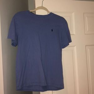 Blue polo tee